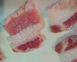 簡単夕食肉料理☆豚バラのニラだれ辛み焼き作り方5写真