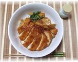 鶏ムネ肉で作る☆鶏のやわらか丼作り方10写真
