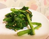 かぶの葉の胡麻みそ和え作り方4写真