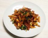 セロリの回鍋肉☆セロリと豚肉の甜麺醤炒め作り方9写真