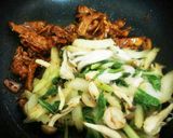 セロリの回鍋肉☆セロリと豚肉の甜麺醤炒め作り方8写真