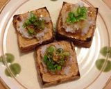 厚揚げの田楽味噌ネギ乗せ☆作り方5写真
