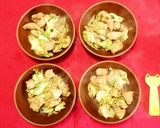 ☆キャベツと鶏もも肉のニンニク味噌タレ作り方7写真