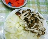 牛肉とじゃがいもと大根で♪コチュジャン煮作り方1写真