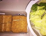 白菜と厚揚げのひき肉入り味噌煮作り方1写真