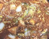 白菜と厚揚げのひき肉入り味噌煮作り方6写真
