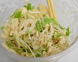 れんこんとごぼうの胡麻マヨサラダ作り方8写真