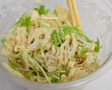 れんこんとごぼうの胡麻マヨサラダ作り方8写真