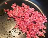 ミートソースアレンジパスタ^_^作り方1写真