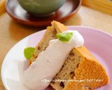 和スウィーツ♡小豆のシフォンケーキ作り方12写真