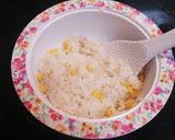 朝簡単♡レンジでコーンバターご飯作り方3写真