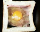 ベーコンエッグな朝ごパン作り方5写真