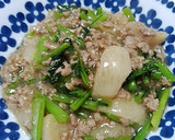 簡単子供が喜ぶ　かぶと豚ひき肉のそぼろ煮作り方10写真