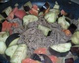 牛肉と茄子のトマト炒め煮作り方3写真