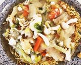 残った汁物deあんかけ焼きそばランチ作り方4写真