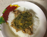 納豆とかぼちゃの胡麻和えのご飯作り方4写真