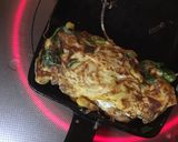 納豆とコーンのオムレツ作り方6写真
