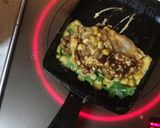 納豆とコーンのオムレツ作り方5写真
