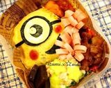 簡単♪ミニオンズ♪オムライス♪キャラ弁作り方10写真