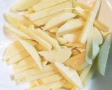 【レンジで時短】＊お手軽揚げ焼きポテト＊作り方1写真