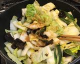 鶏と菜の花のピーナッツバター炒め作り方6写真