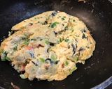 カニ風味 中華風オムレツの甘酢あんかけ作り方3写真