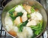 鶏肉と小松菜のおろし煮♪簡単餅入り作り方13写真