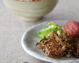 だし削りのだしがらで作る佃煮作り方5写真