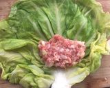 トマト缶でロールキャベツ(パスタ止め)作り方8写真