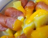 お手軽!簡単!ぽてウインナーチーズ焼き作り方4写真