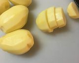 角てんぷら類とじゃがいもの煮付け作り方1写真