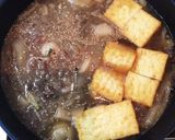 コストコプルコギ肉ですき焼き風作り方3写真