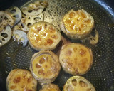 てりやきで♪つくねのれんこんはさみ焼き作り方7写真
