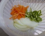 鶏肉のカレー風味野菜あんかけ作り方1写真