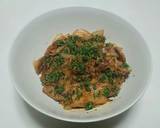 洋風ポークオニオン丼作り方3写真