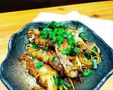 かりっとこってり 焼そばの豚肉巻き作り方5写真