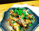 かりっとこってり 焼そばの豚肉巻き作り方5写真