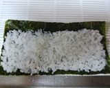 しゃき旨サッパリ長芋と大葉と梅肉の細巻き作り方5写真