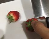 ☆簡単☆包丁を使ったいちごのへたの取り方作り方2写真