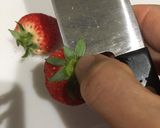 ☆簡単☆包丁を使ったいちごのへたの取り方作り方3写真
