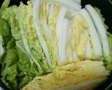 白菜と豚ひき肉の煮物作り方3写真