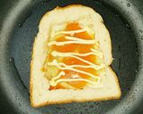 ホットサンド 目玉焼き パン 朝食作り方4写真