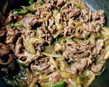 牛肉たまねぎピーマン甘辛煮♪作り方4写真