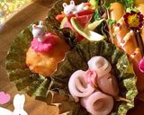 イースターエッグ風おにぎり籠もりプレート作り方1写真