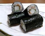 しゃき旨サッパリ長芋と大葉と梅肉の細巻き作り方12写真