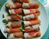 焼きしゃぶ風☆舞茸とネギの豚肉巻き作り方3写真