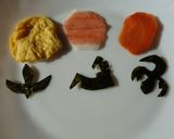 簡単おにぎり☆キューレンジャー弁当☆作り方5写真