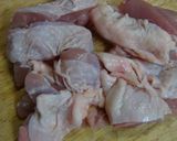 鶏モモで簡単☆アドボ☆レンズ豆ご飯添え作り方3写真