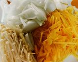 豚肉と玉ねぎの“夕飯”スクランブルエッグ作り方2写真