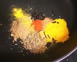 【男カレー】ほうれん草鶏肉スパイスカレー作り方1写真